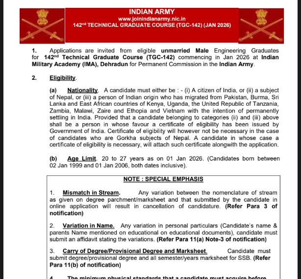 Indian Army Ask to Apply Indian Army Recruitment 2024 Apply form 30 Technical Graduate Course Vacancy through asktoapplycg.com