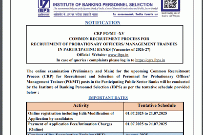 Institute of Banking Personnel Selection Ask to Apply IBPS Recruitment 2024 Apply form 5208 Probationary Officer Vacancy