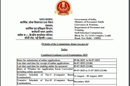 Feature image Staff Selection Commission Ask to Apply SSC Recruitment 2024 Apply form 14582 Assistant Section Officer Vacancy through asktoapplycg.com